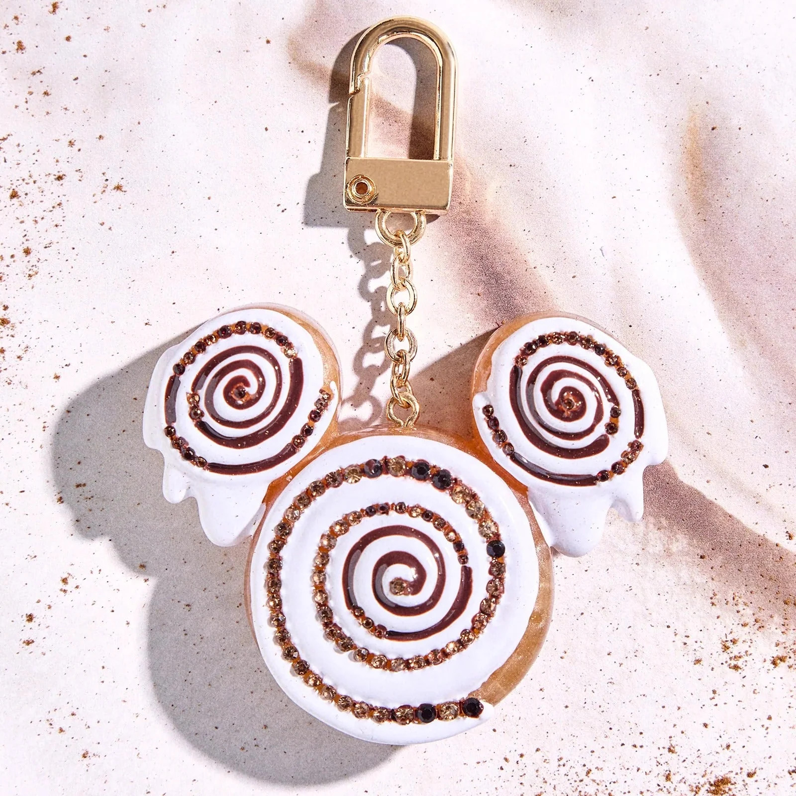 Disney Mickey Mouse Cinnamon Roll Bag Charm - Disney Cinnamon Roll Bag | BaubleBar