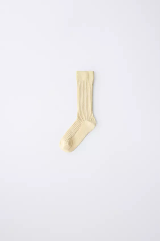 LONG RIBBED SOCKS | Zara US