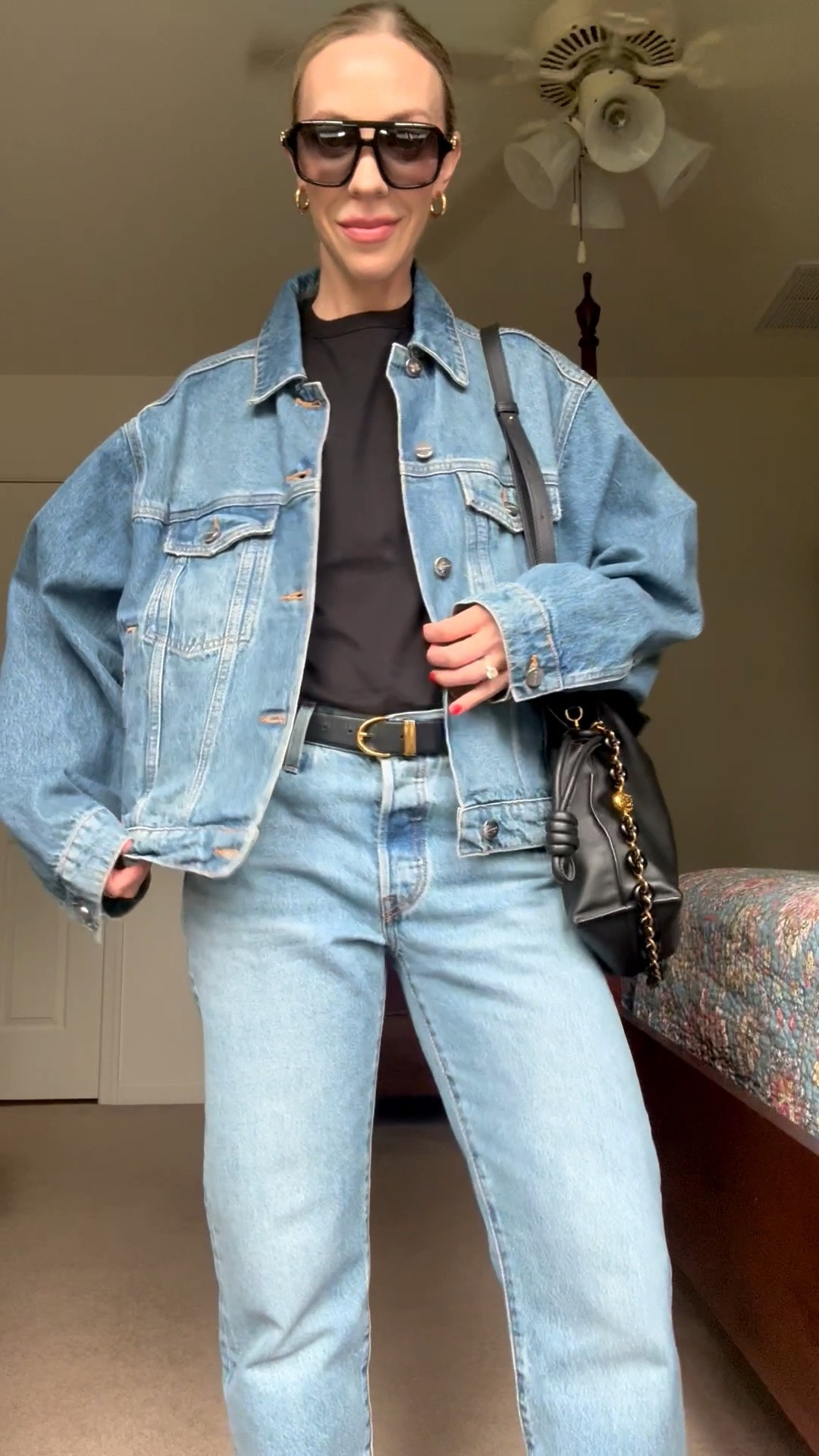 Denim on denim, all denim outfit, pre-fall style, fall outfits over 40

#LTKSeasonal #LTKOver40 #LTKgrwm