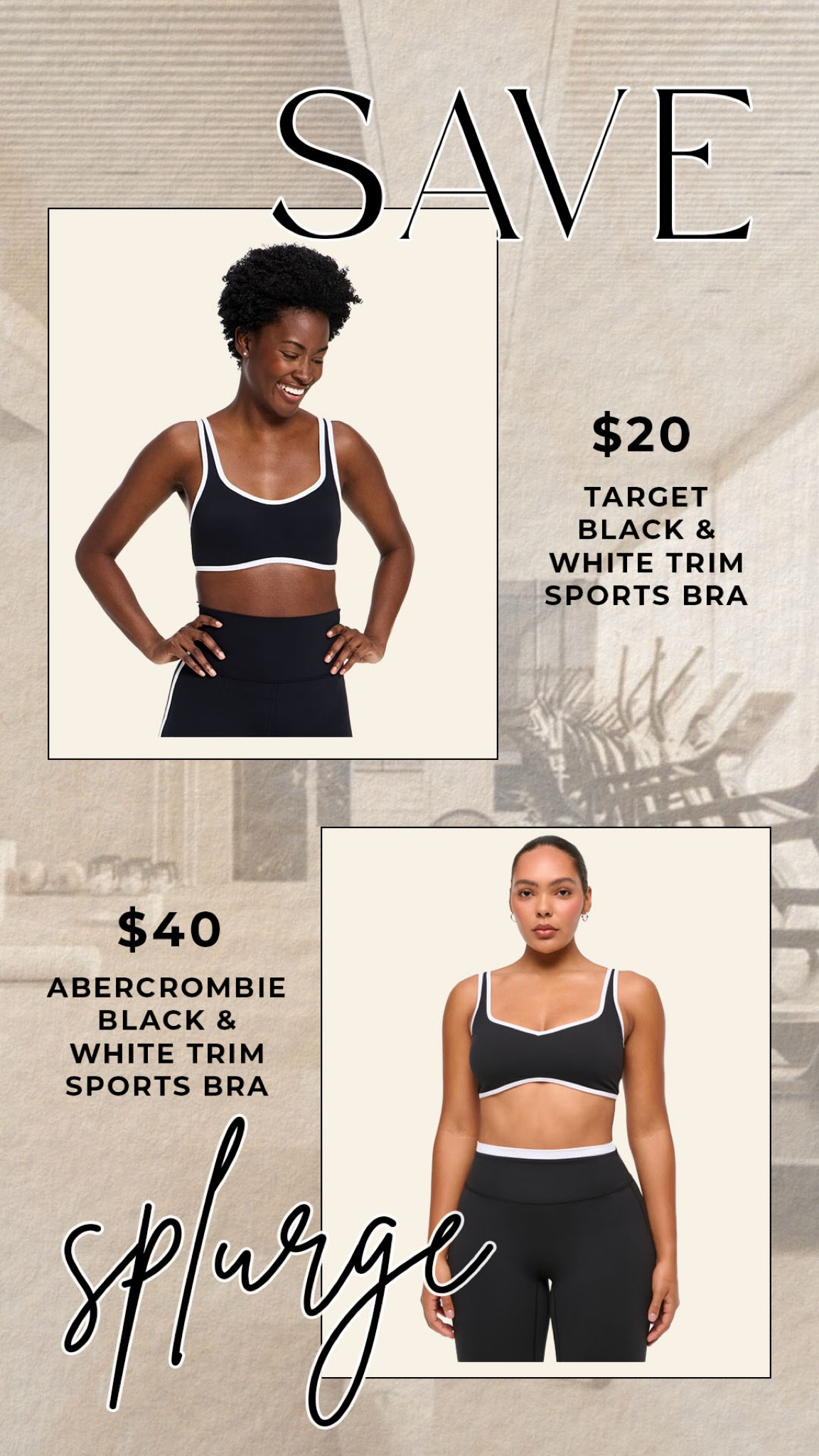 My new fave $20 sports bra from Target looks just like the Abercrombie style!

#saveorsplurge



#LTKSeasonal #LTKActive #LTKootd