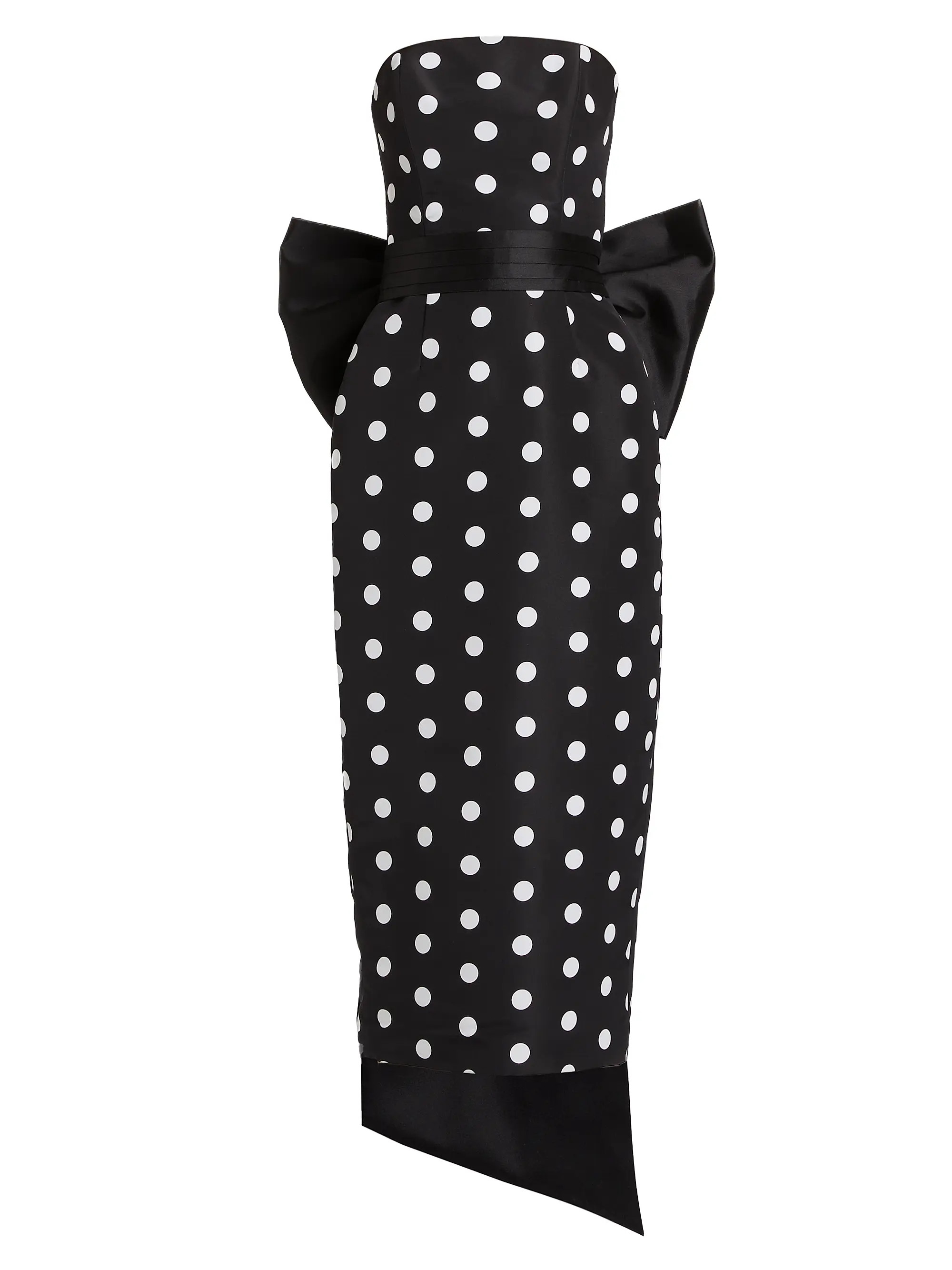 Emily Polka Dot Silk Midi-Dress | Saks Fifth Avenue
