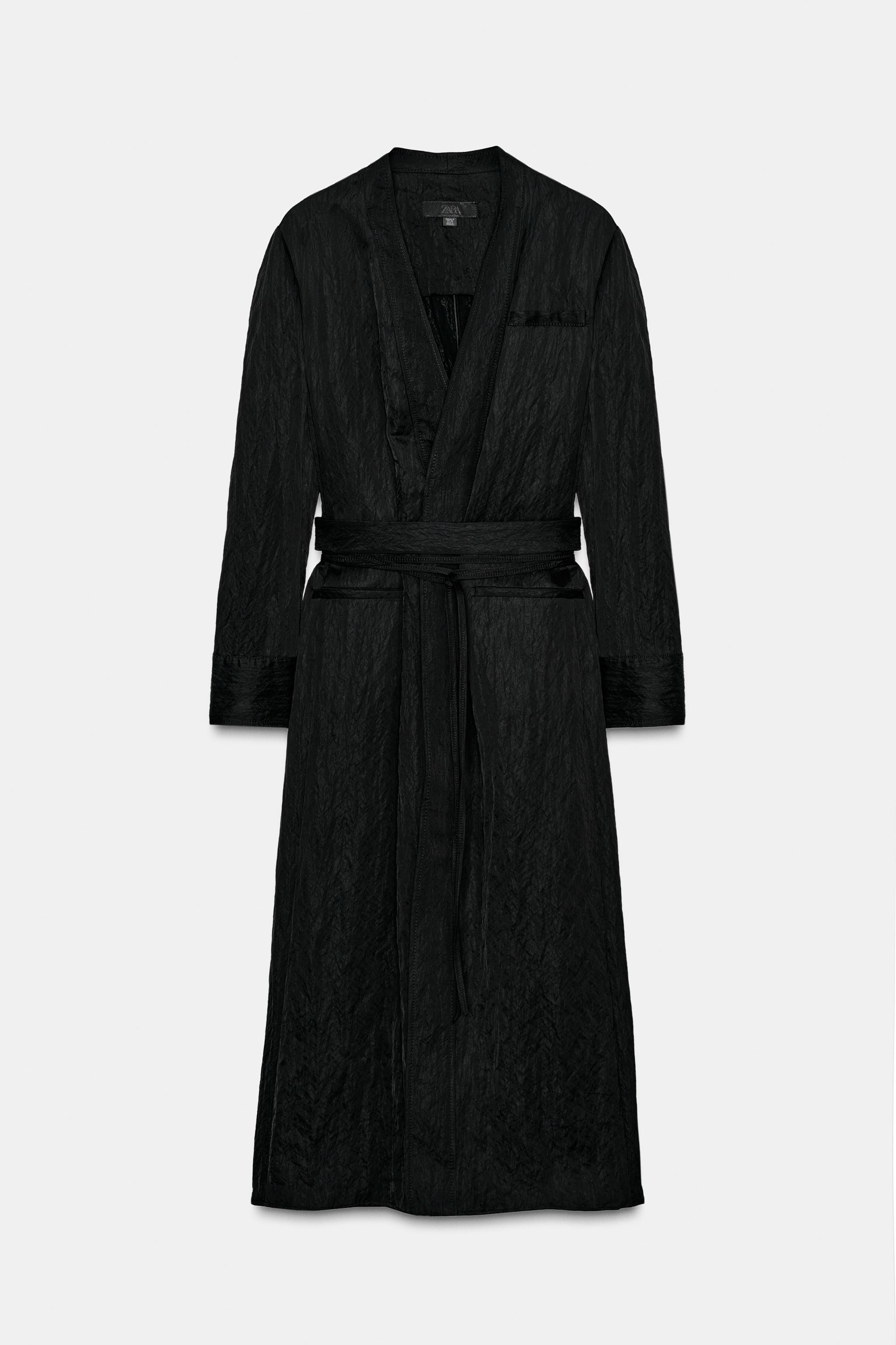 ZW COLLECTION LIMITED EDITION CRINKLED SATIN EFFECT DRESS | Zara Canada