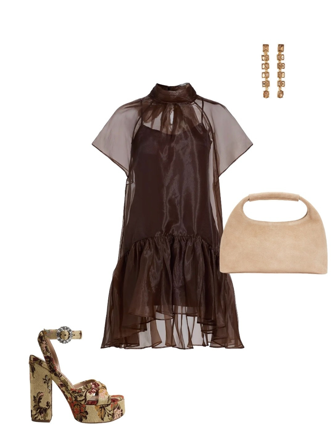 Effortlessly chic in warm fall tones 🤎🍂 This brown gauze mini dress paired with chunky heels is the perfect outfit for Thanksgiving, fall parties, or any seasonal event. Super cute, stylish, and full of cozy autumn vibes — a must-have for your holiday wardrobe!

✨ Save this for your fall outfit inspo & shop the look below!
#FallFashion #ThanksgivingOutfit #MiniDress #BrownDress #ChunkyHeels #FallStyle #HolidayPartyLook #LTKFallFashion #AutumnOutfit #ChicFallLook

#LTKCyberWeek #LTKHoliday #LTKStyleTip