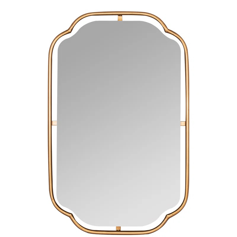 Donath Asymmetrical Metal Wall Mirror | Wayfair North America