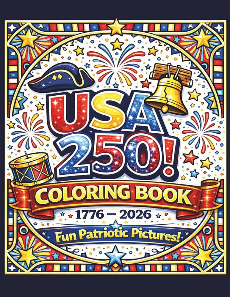 USA Celebration Coloring Book: Iconic Patriotic Images of the Founding Fathers and More! | Amazon (US)