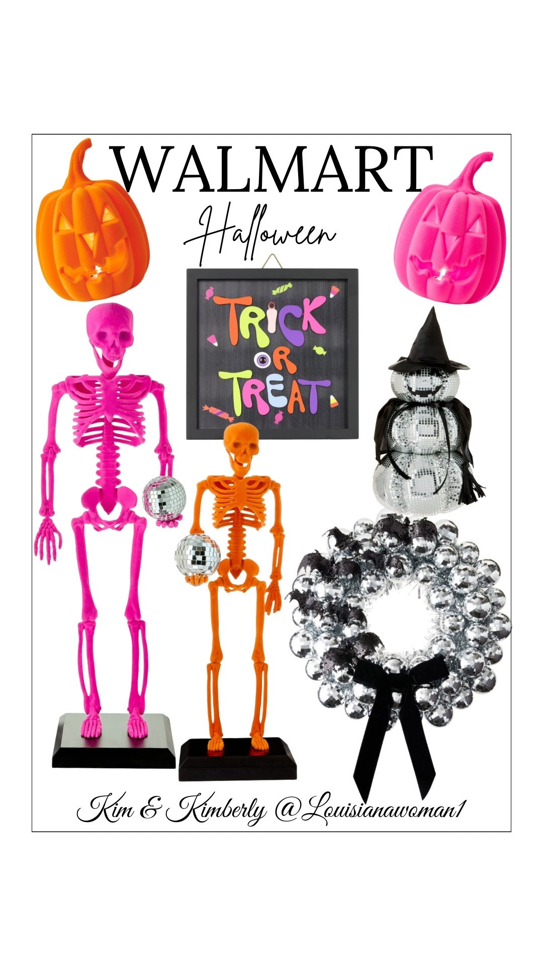 🩷🖤🧡Spooky Fun Halloween! #Halloween #Walmart #Spooky #Flocked #Disco #Neon #Skeleton #Pumpkin #Trickortreat #Wreath #Spookyseason

#LTKSeasonal #LTKHome #LTKHalloween