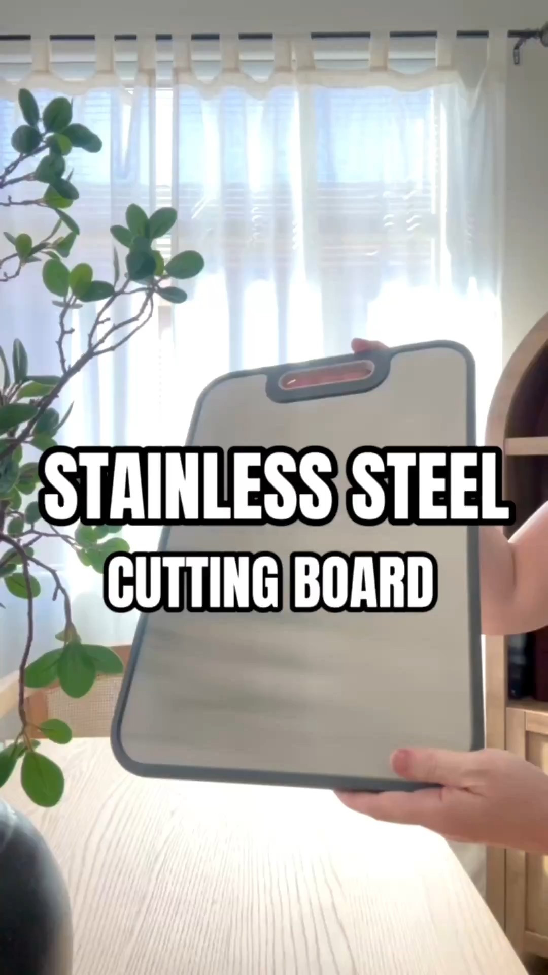 Stainless Steel Cutting Board from Amazon. Large, Double Sided Cutting Board, non Toxic - Easy to Clean, 16 x 11 Inches. Only $12!



kitchen cutting board, non toxic cutting board, kitchen essentials, new Amazon home finds 

#LTKSaleAlert #LTKSeasonal #LTKHome

#LTKmomlife