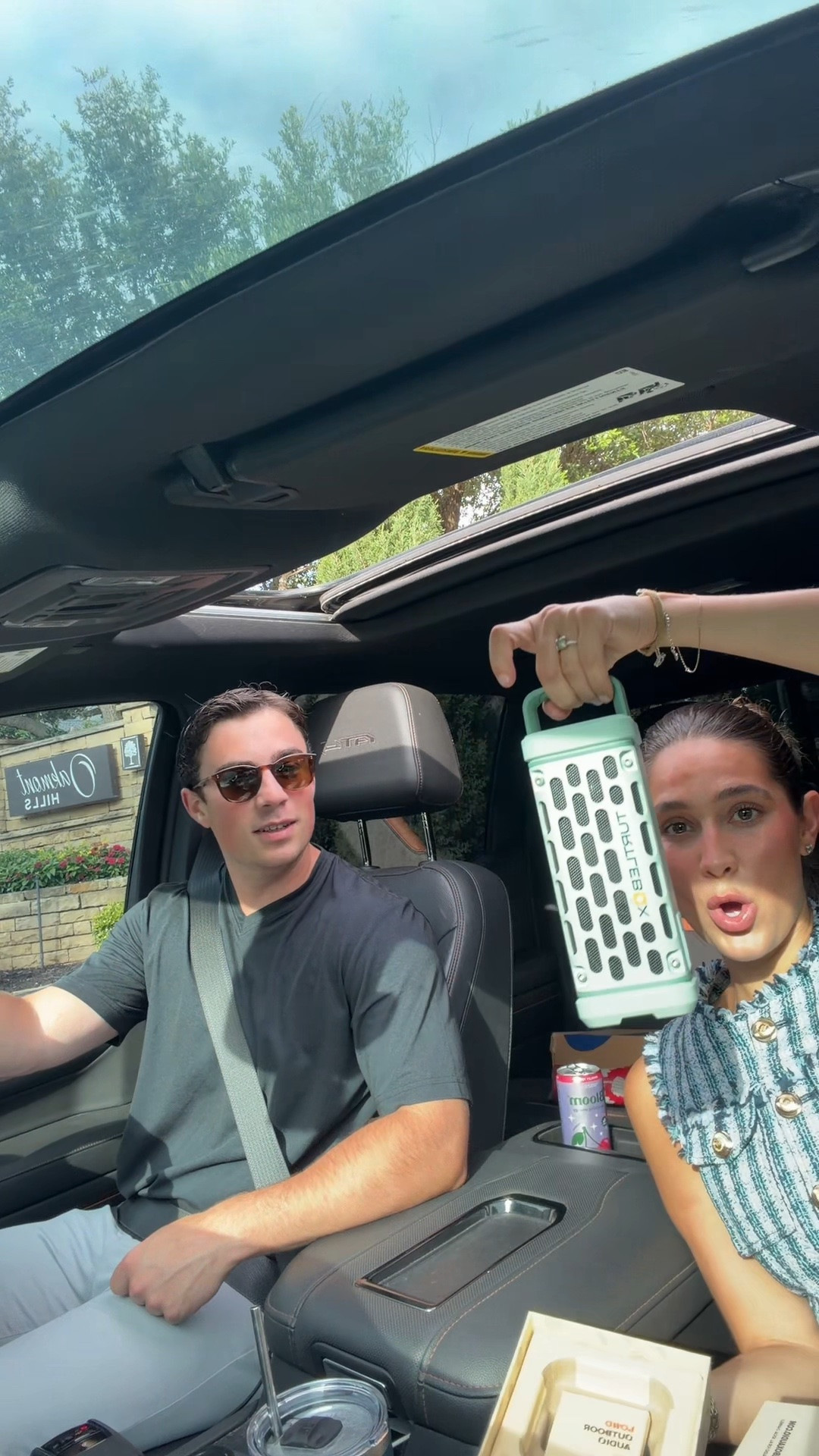 He stole this from me immediately after the video 🤣 Seriously the BEST speaker. Waterproof, amazing audio, and portable enough to bring everywhere. Hands down one of the best gifts for any guy!

#LTKU #LTKSwim #LTKActive