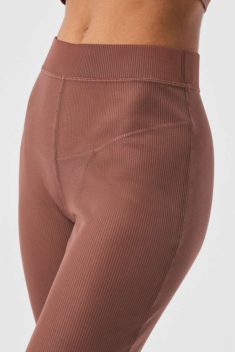 Striped Mesh Tropical Nights Flare Pant | Alo Yoga (US)