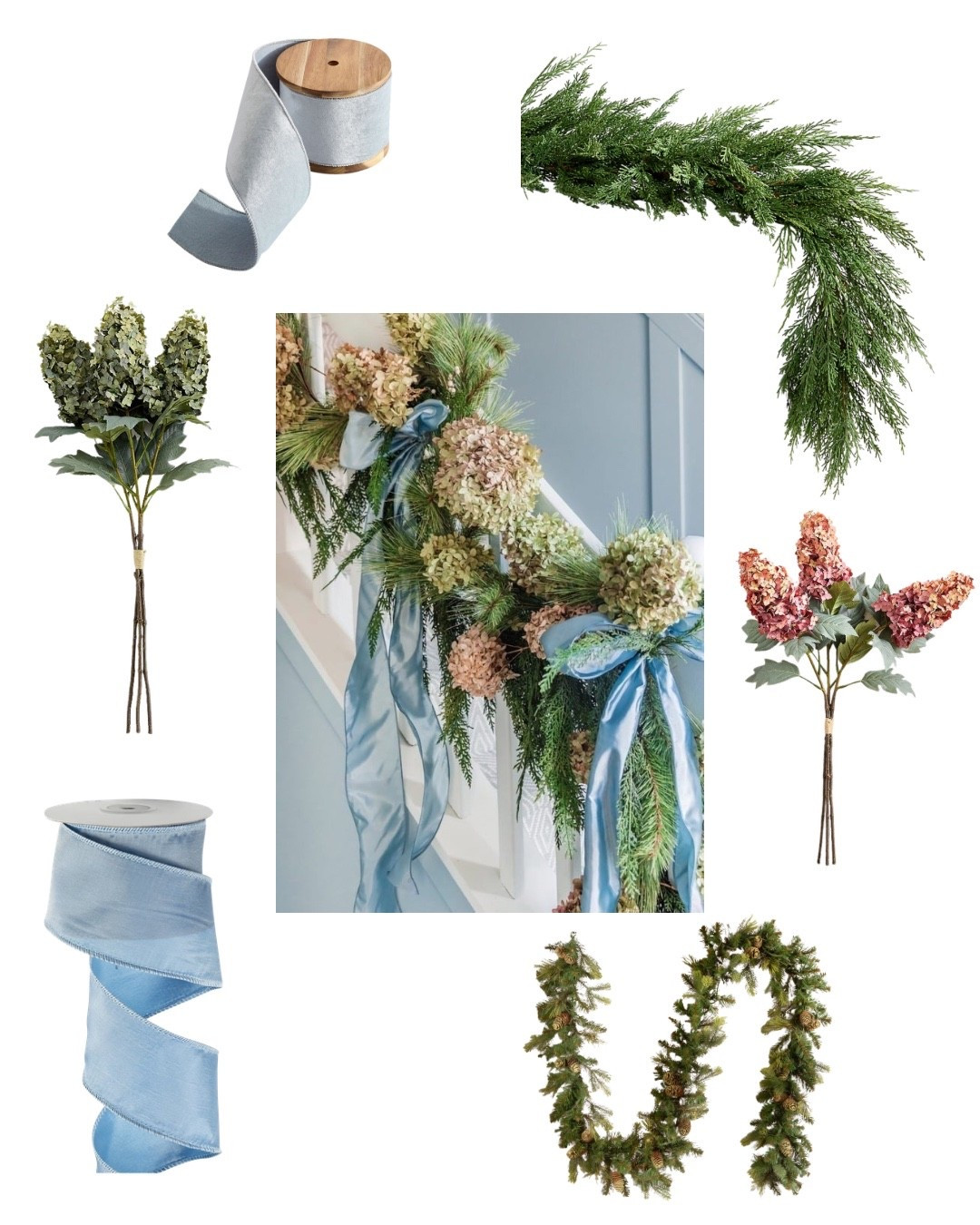 Perfect garland decor for railing or mantle!!! 

#LTKSeasonal #LTKHoliday #LTKGiftGuide
