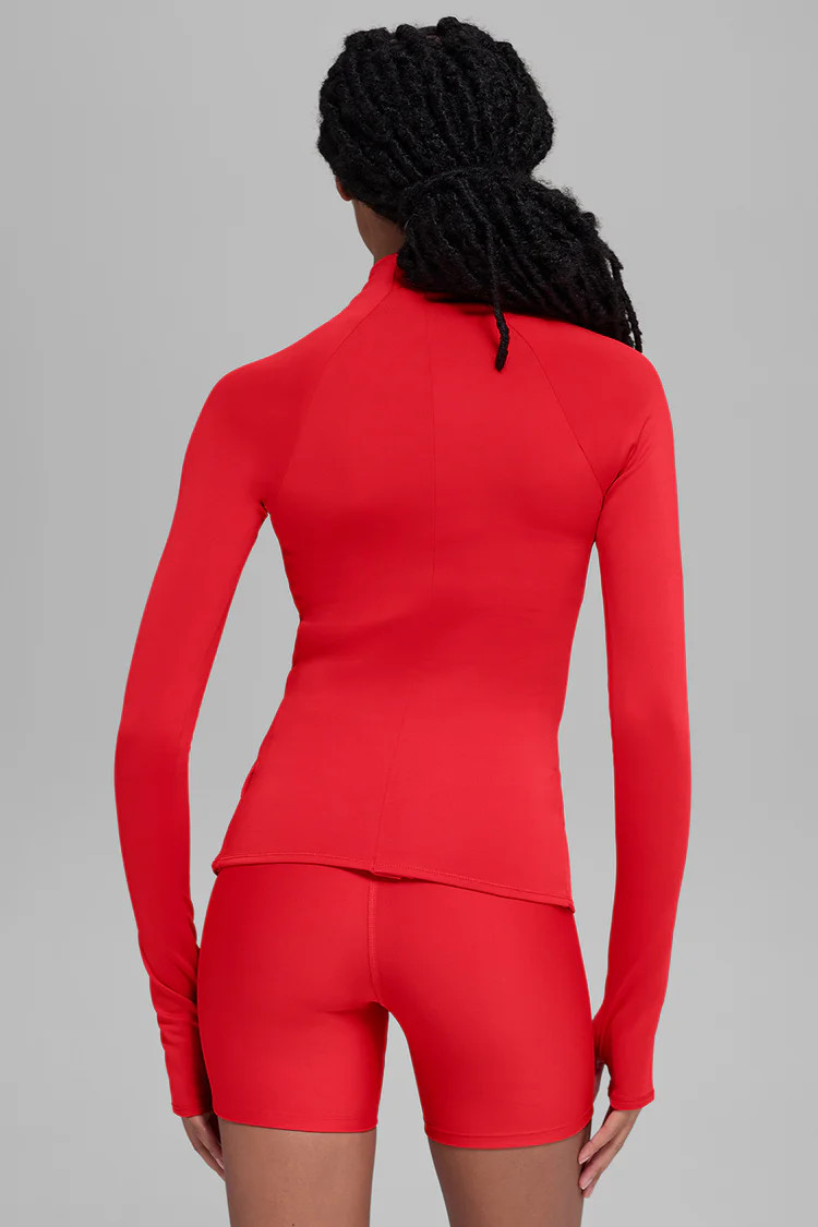 Airlift Winter Warm 1/4 Zip Long Sleeve | Alo Yoga (US)