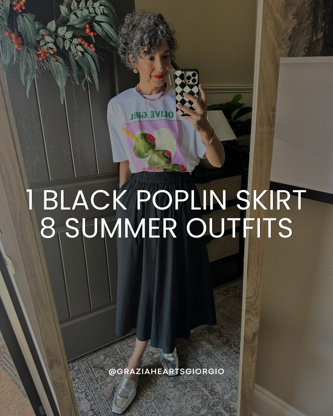 8 simple ways to style a black poplin skirt this summer! A lot of these items are older so I linked similar. I hope these inspire you to wear your skirt! 
.
Exact skirt is older from Target.

#LTKootd #LTKgrwm