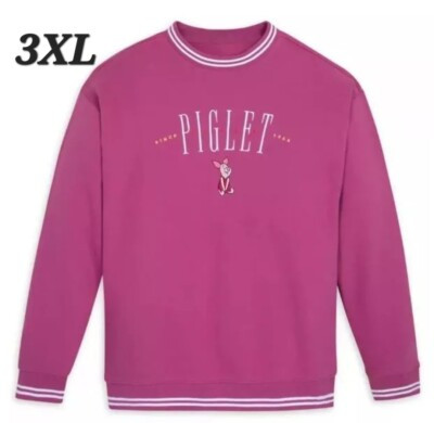 DisneyParks Piglet Pullover Sweatshirt Winnie the Pooh Adult Size 3XL NWOT   | eBay | eBay US
