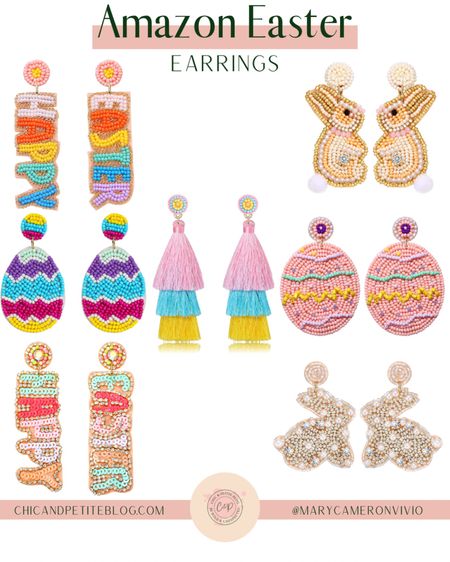 Amazon Easter Finds

Easter earrings // Easter outfit // spring style // beaded earrings // statement earrings // bunny jeans // Happy Easter

#LTKSeasonal #LTKstyletip #LTKfindsunder50