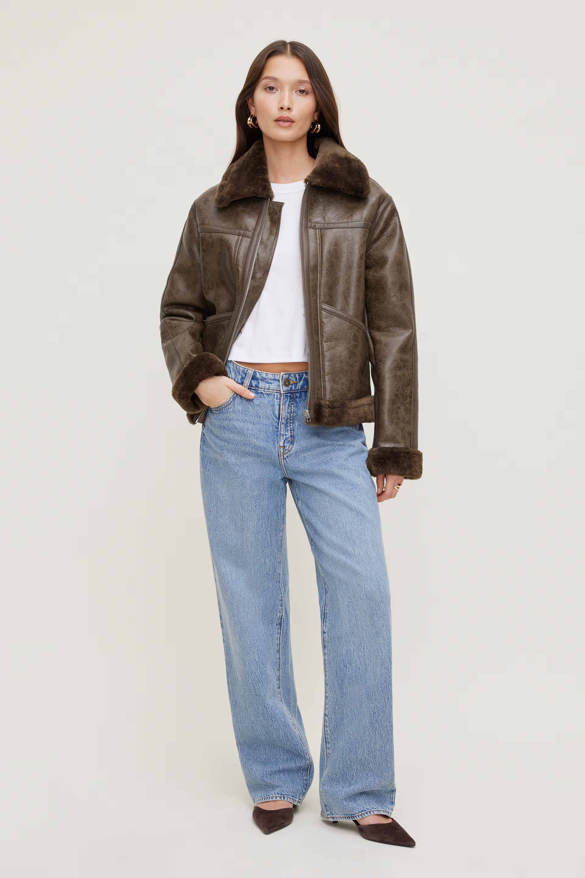 Mika Mid Rise Relaxed Straight Leg Jeans | Dynamite Clothing