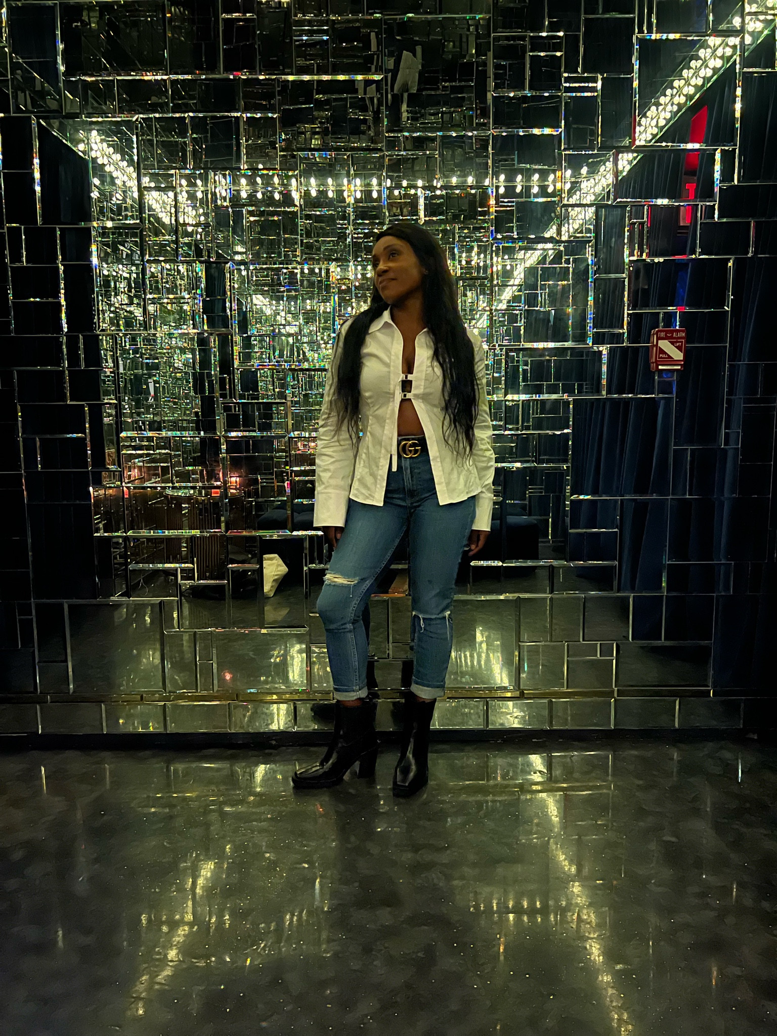 Holiday drinks with friends are soon to be here. Shine bright light a diamond with the Millennial staple: jeans and a cute top. 

#LTKFindsUnder100 #LTKCyberWeek