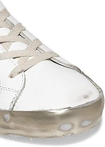 OANY Women's Trainers Sneakers Low Top Leather Casual Walking Shoes Slide | Amazon (US)