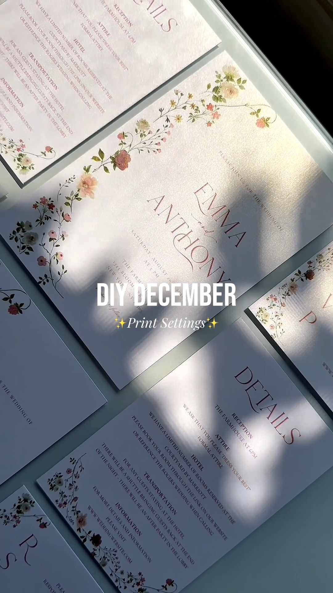DIY December Day 2 - Print Settings ✨

#LTKWedding