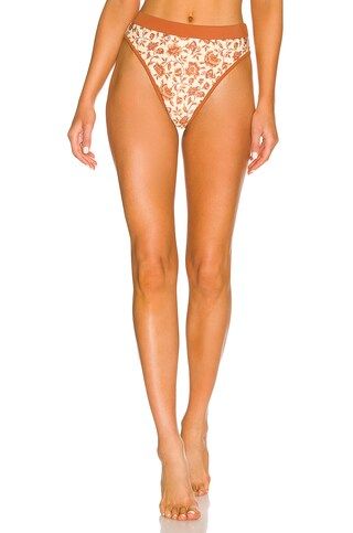 Tularosa Shia High Waist Bottom in Antique Rust Floral from Revolve.com | Revolve Clothing (Global)