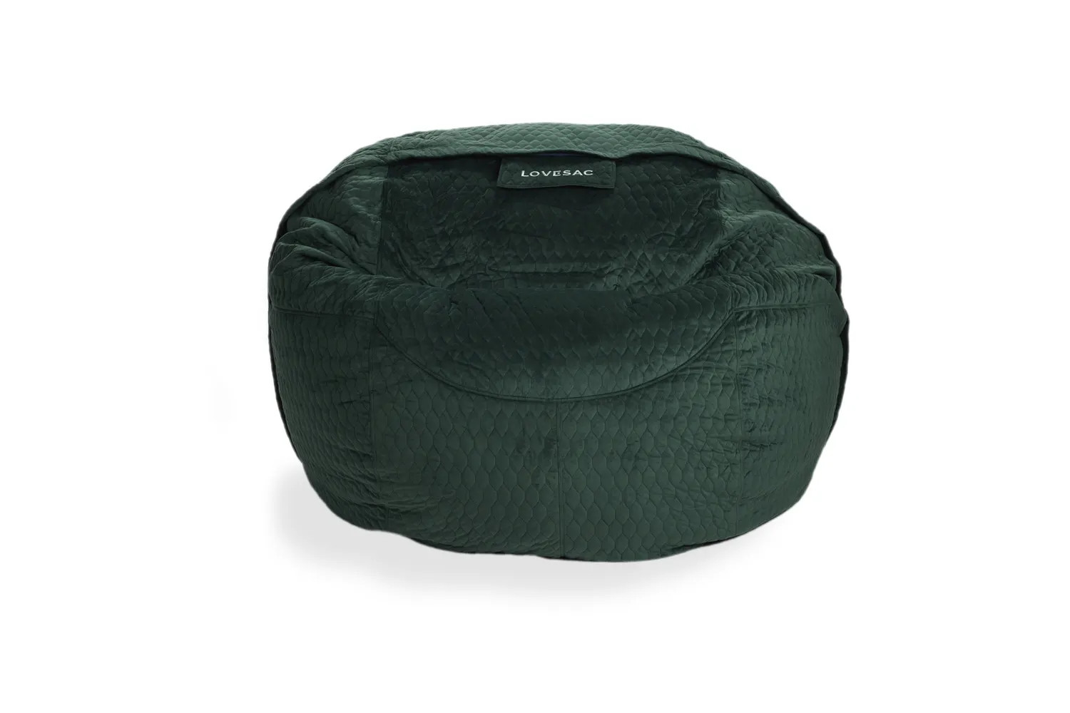 SuperSac Cover: Pine Quilted Velvet | Lovesac