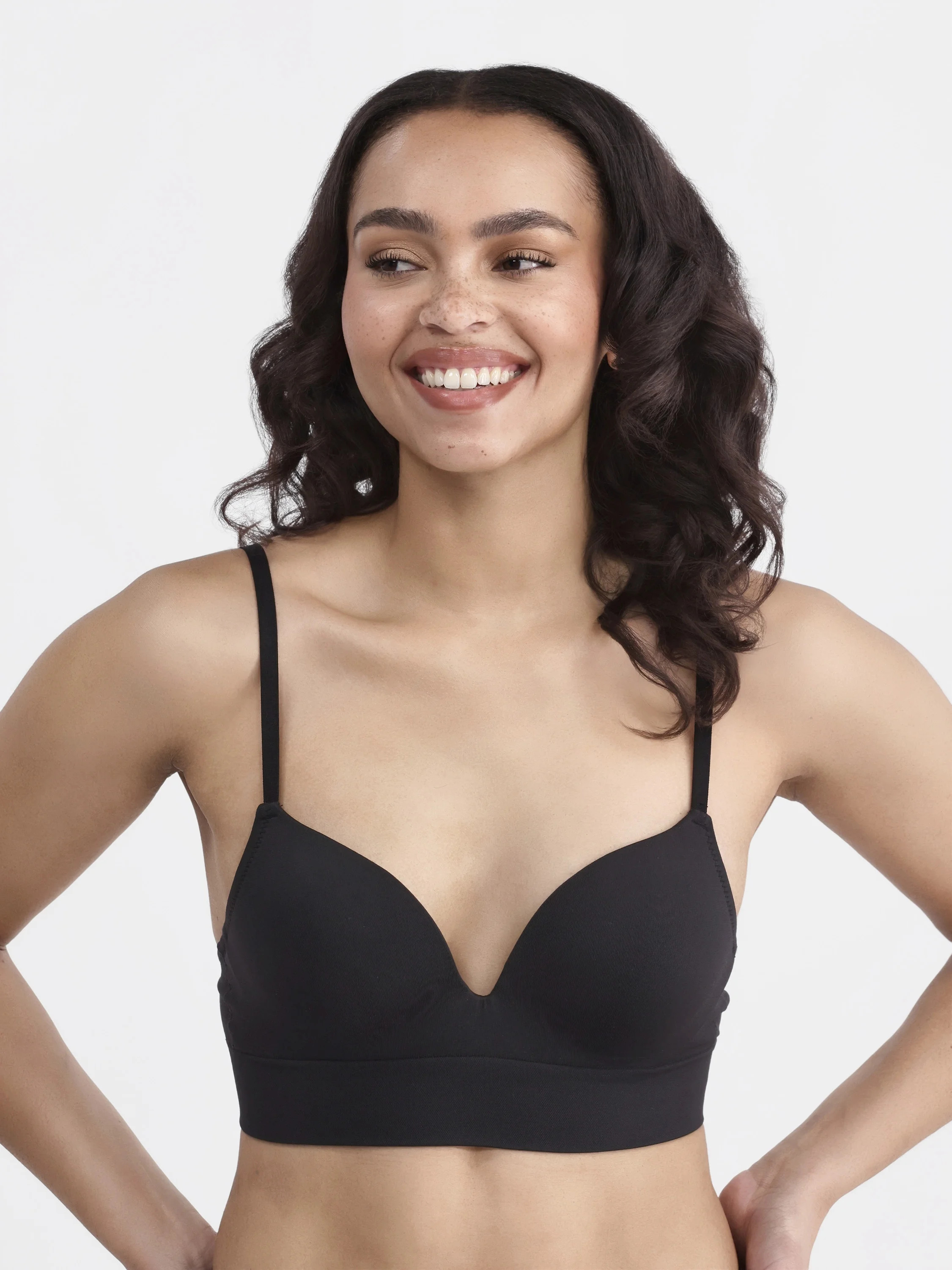 No Boundaries Women's Seamless Wirefree Bra, Sizes XS-XXXL | Walmart (US)