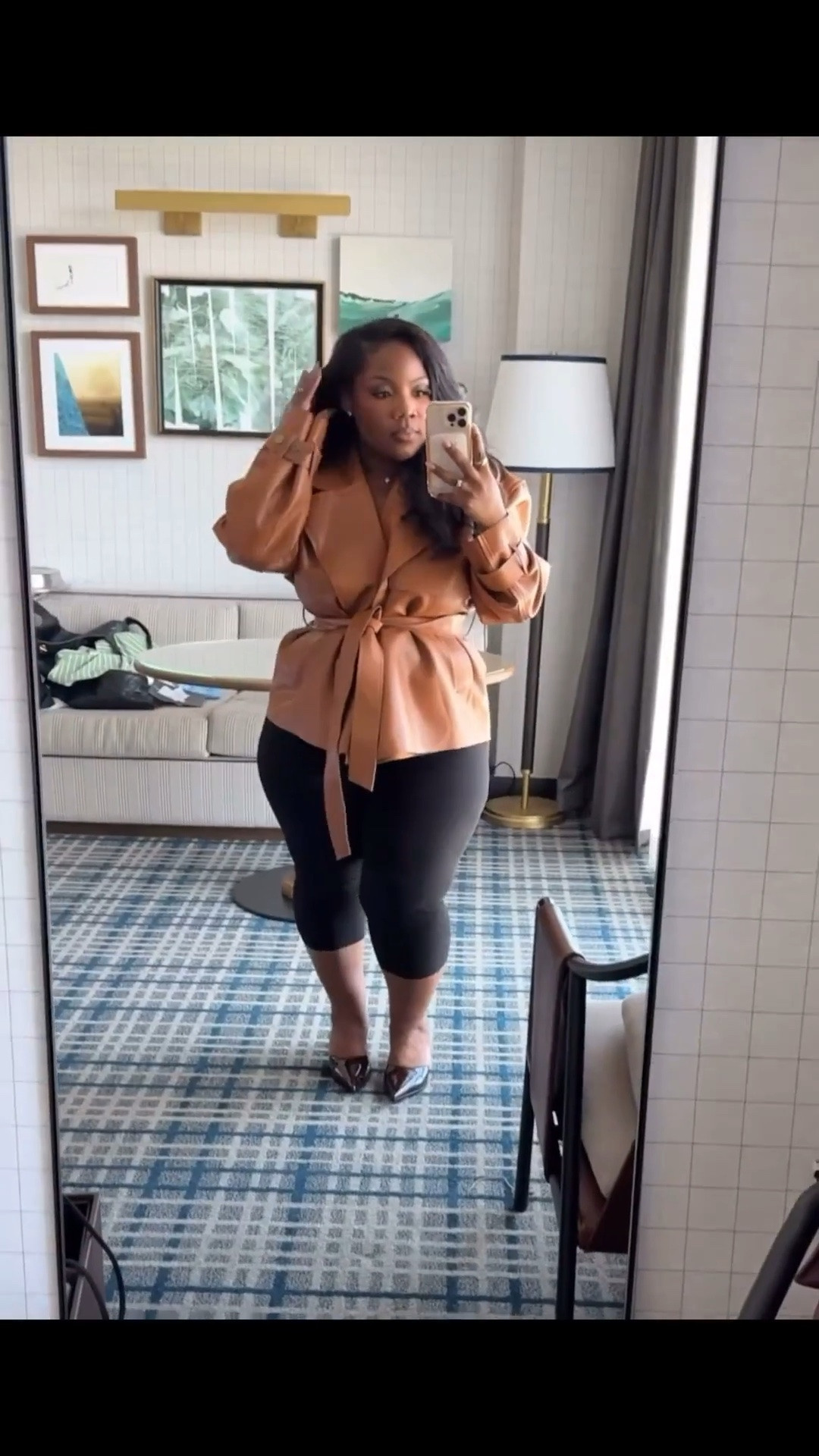 Adding this as a staple fit for fall 🤎

Fall outfits women, work outfits, capri, leather jacket, heels, curvy girl fashion, Emmy petit

#LTKPetite #LTKMidsize #LTKSeasonal