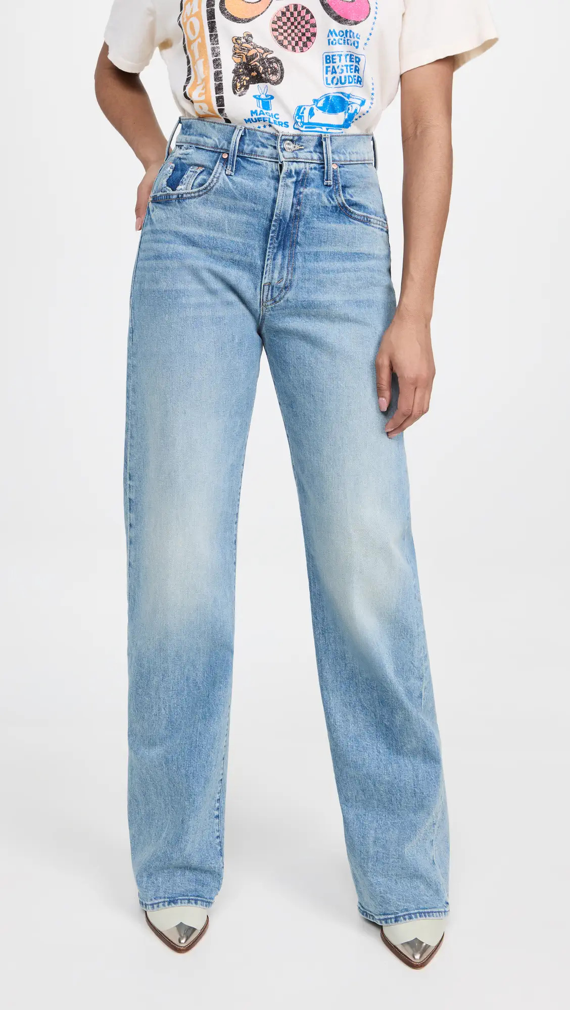 MOTHER The Lasso Heel Jeans | Shopbop | Shopbop