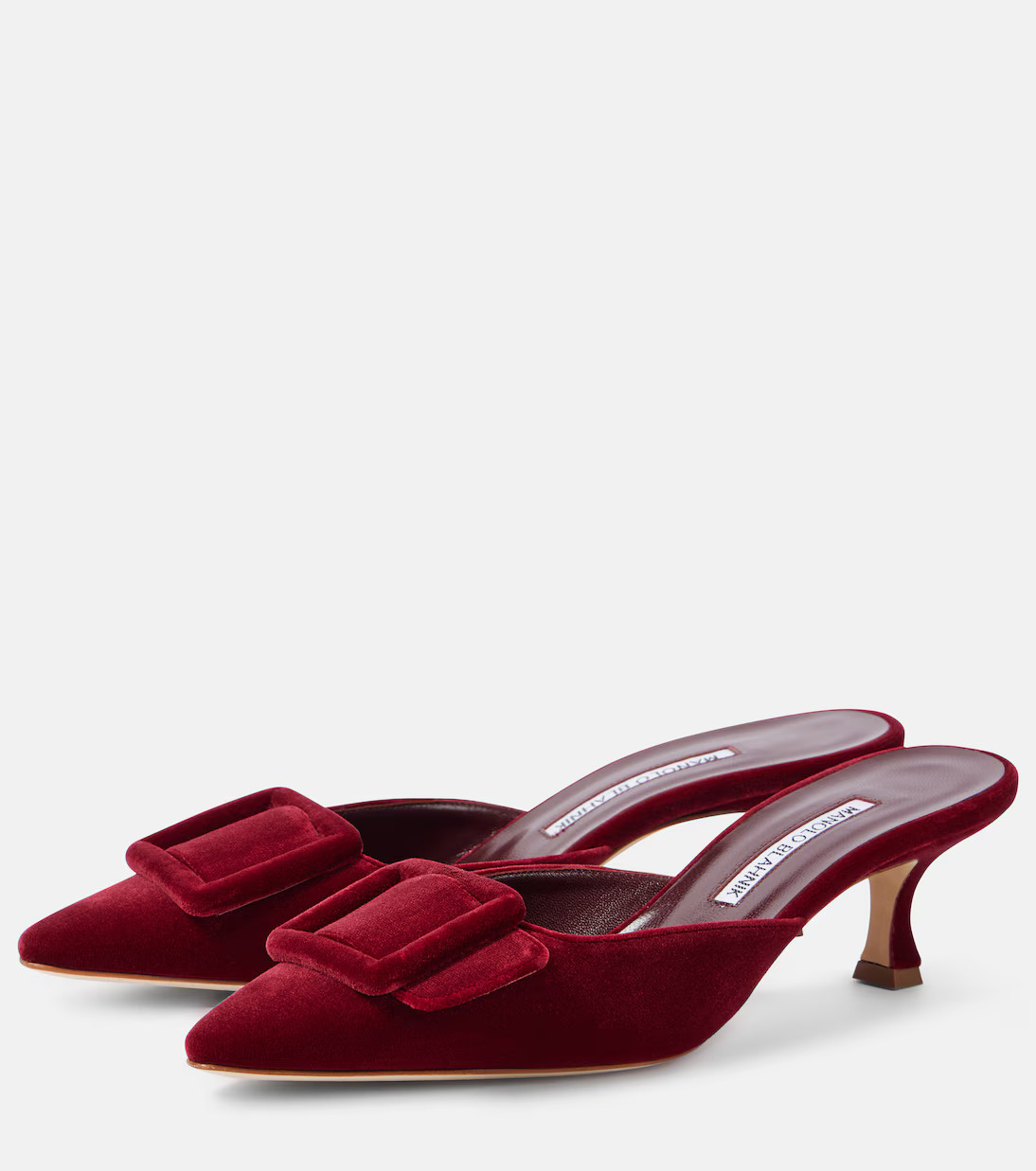 Maysale 50 velvet mules | Mytheresa (US/CA)