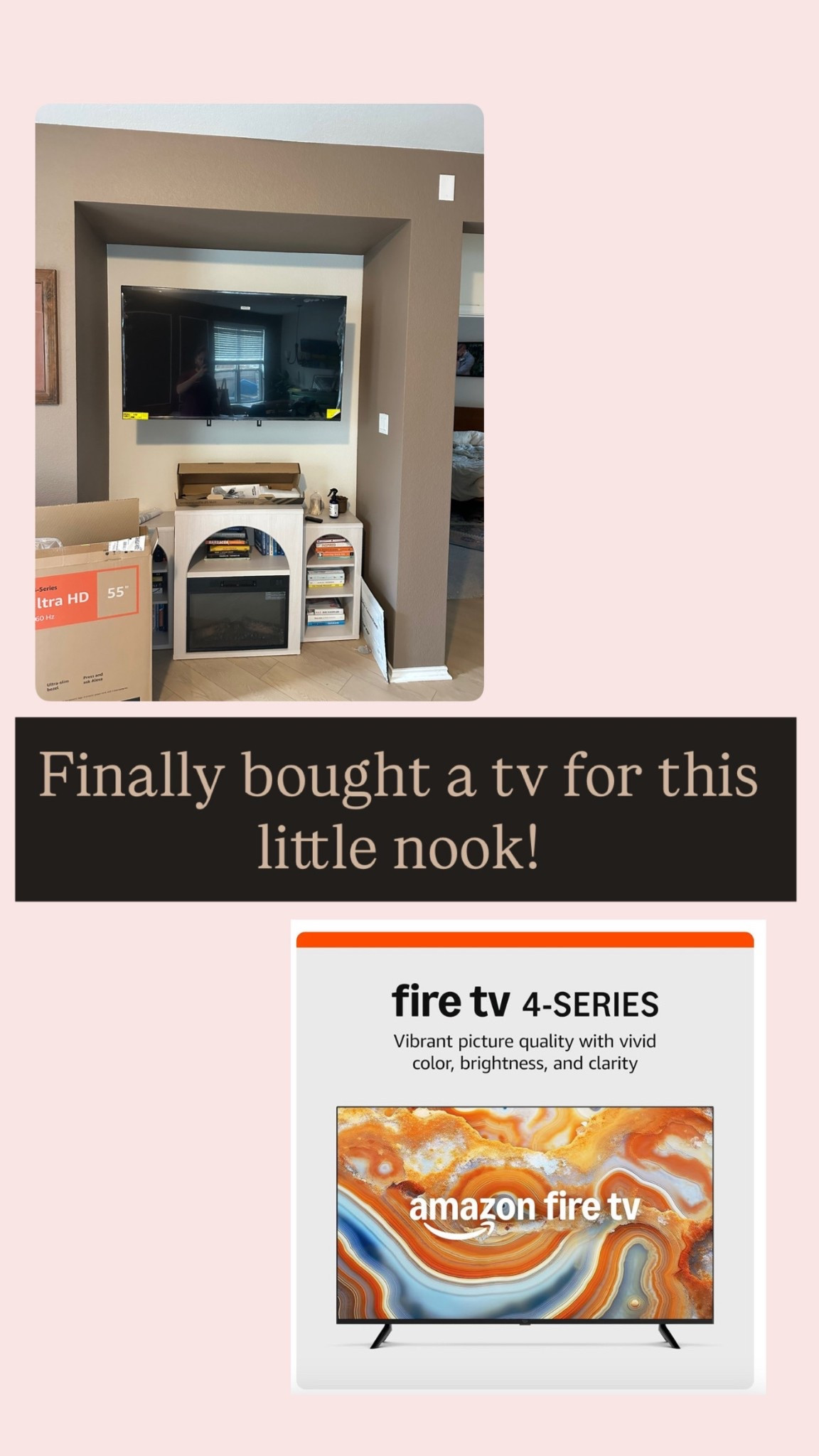 Fire place and fire tv!

#LTKHome