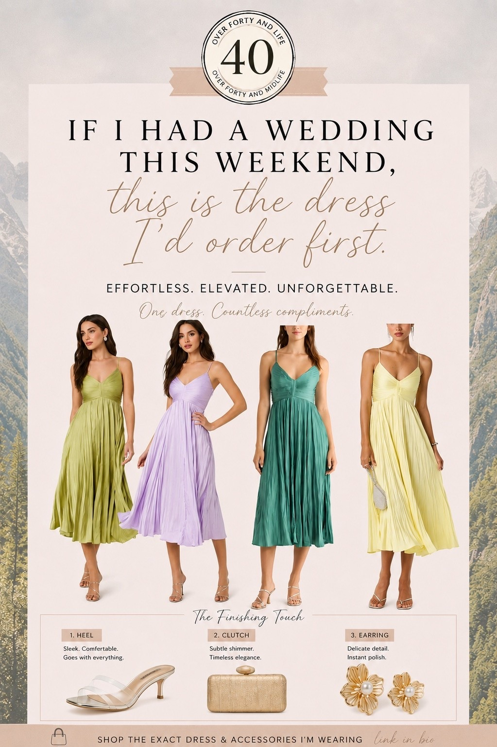 ✨Tap the bell, save and ❤️ for over 40 fashion, midlife style, midsize fashion and luxury looks for less. 

Wedding guest dress, summer dress

👑 Helping you look good, feel good.-Lindsey Denver   Check back daily for belly-friendly style, confidence, and Outfit Physics™.

#LTKOver40 #LTKMidsize #LTKPlusSize