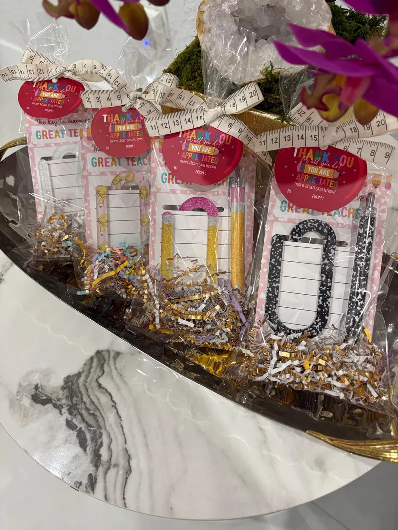 Teacher Appreciation Gift – Oversized Paper Clip & Matching Pen Set Ready to gift | Etsy (US)