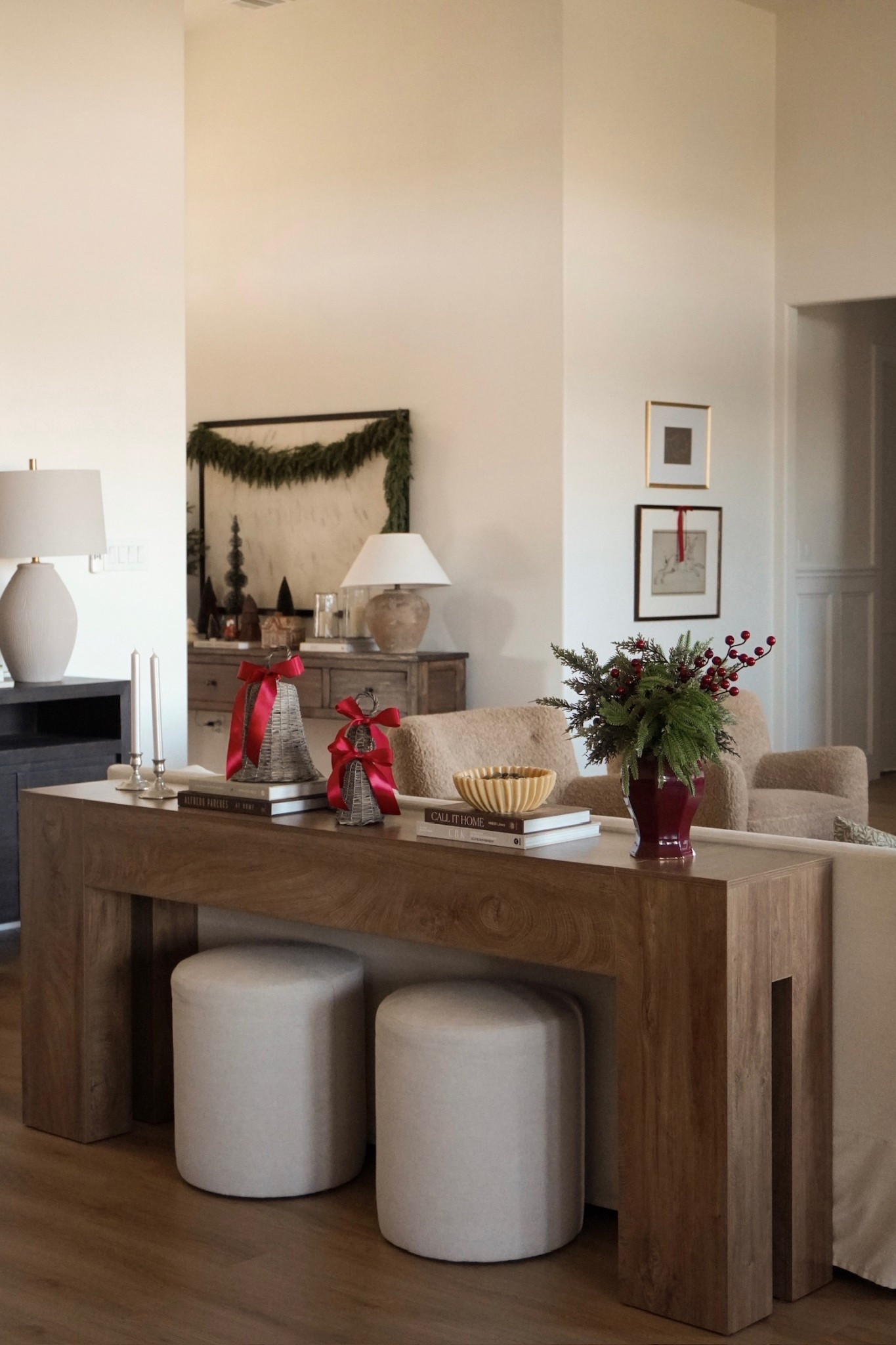 Loving this view! Console table was a best seller last week! 

console table, christmas living room, christmas home, christmas sideboard styling, christmas console table 

#LTKHome #LTKHoliday