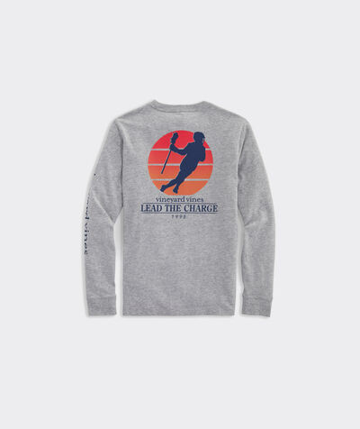 Boys' Lacrosse Lead The Charge Long-Sleeve Tee | vineyard vines