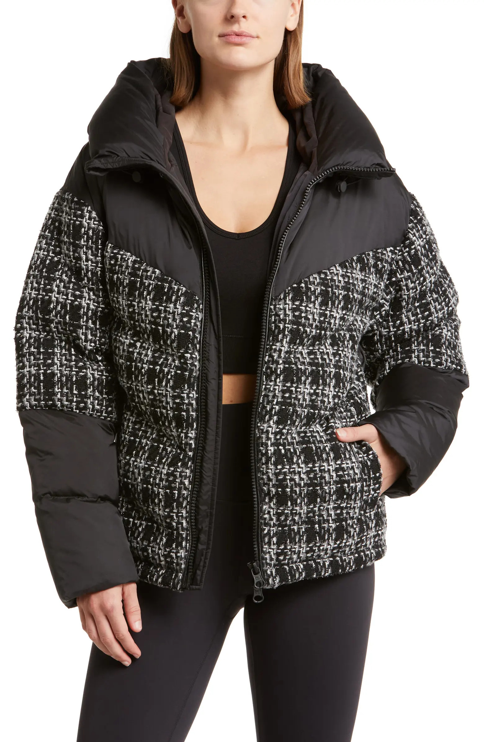 Irina Bouclé Down Puffer Jacket | Nordstrom