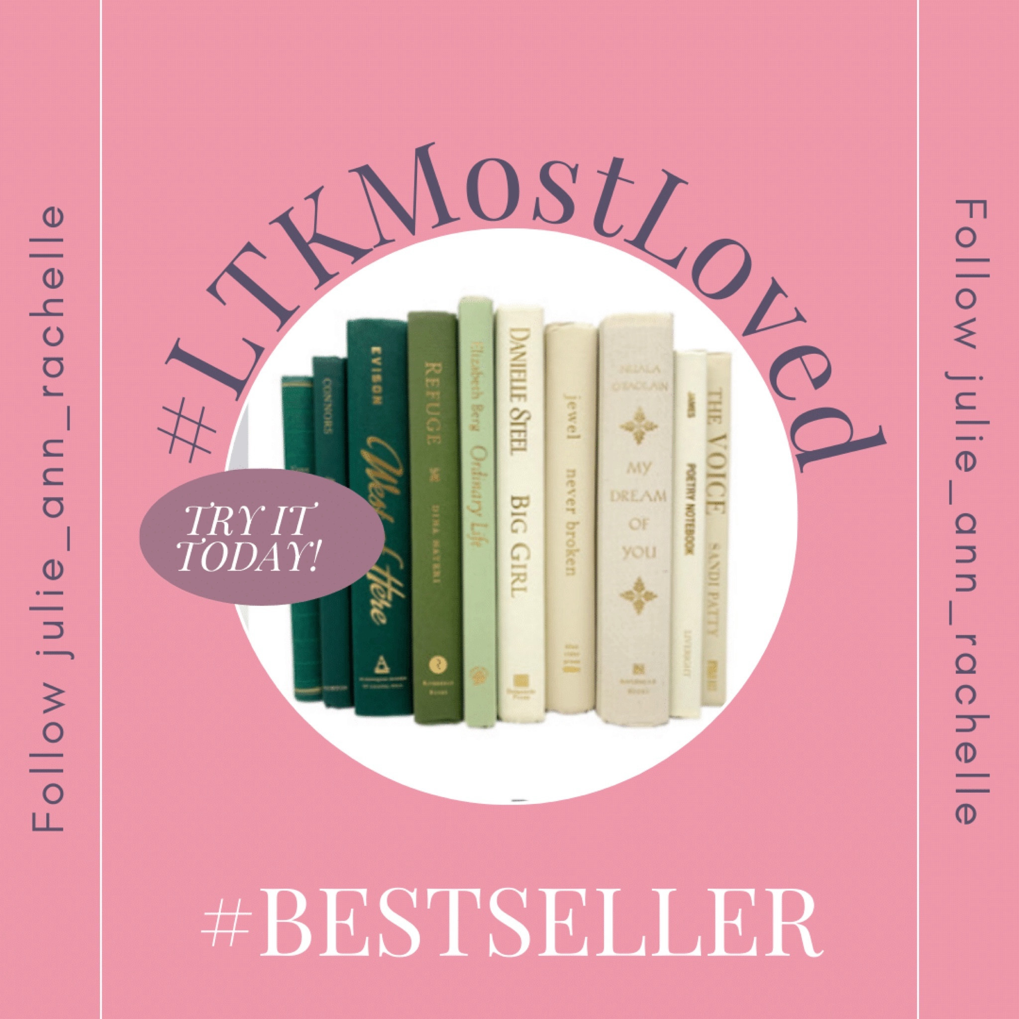 St. Patrick’s Day decorations 
Decorative Books in Moss, Green, Sage, Beige Books by Color for Home Decor and Staging, Botanical Home Decor Collections Book Stacks

LOOK INTO MY BESTSELLERS COLLECTION

Follow @julie_ann_rachelle
Visit julieannrachelle.com
Search #julieannrachelle 

SUBSCRIBE TO MY ALERTS FOR MORE FABULOUS FINDS! 

Thanks for your support!



.
#ltk #ltkunder50 #ltkstyletip #ltkunder100 #ltksalealert #ltkhome #ltkshoecrush #ltkfashion #ltkfamily #ltkbeauty #ltkspring #ltkholidaystyle #ltkitbag #ltkseasonal #ltkcurves #ltkkids #ltktravel #ltkbaby #ltkeurope #ltkfit #ltkbump #ltkswim #ltkunder25 #ltkworkwear #ltkholiday #ltkholidaywishlist #ltkblogger #ltkfind #julieannrachelle



#LTKMostLoved #LTKfindsunder50 #LTKhome