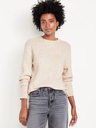 SoSoft Crew-Neck Tunic Sweater | Old Navy (US)