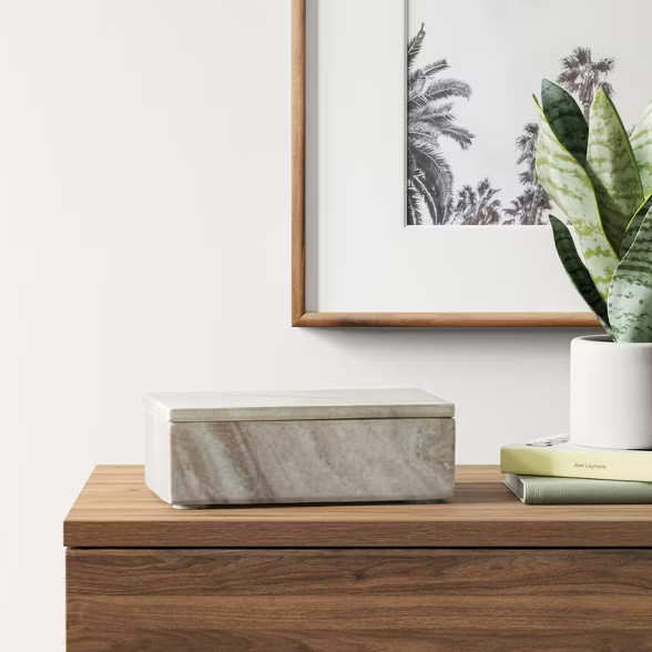 5" x 8" Toronto Marble Box Natural - Project 62™ | Target