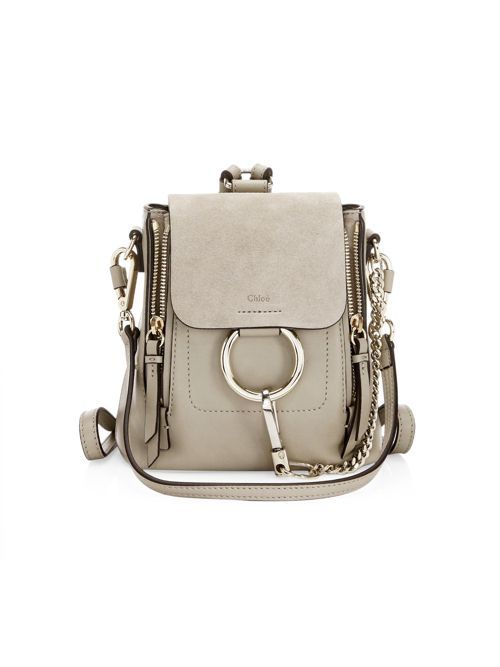 Small Faye Leather & Suede Backpack | Saks Fifth Avenue