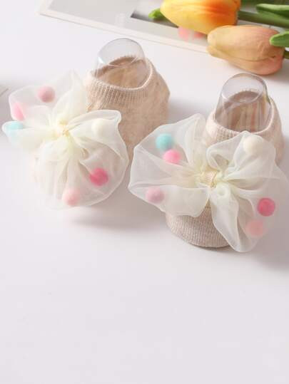 Baby Bow Knot Decor Socks | SHEIN