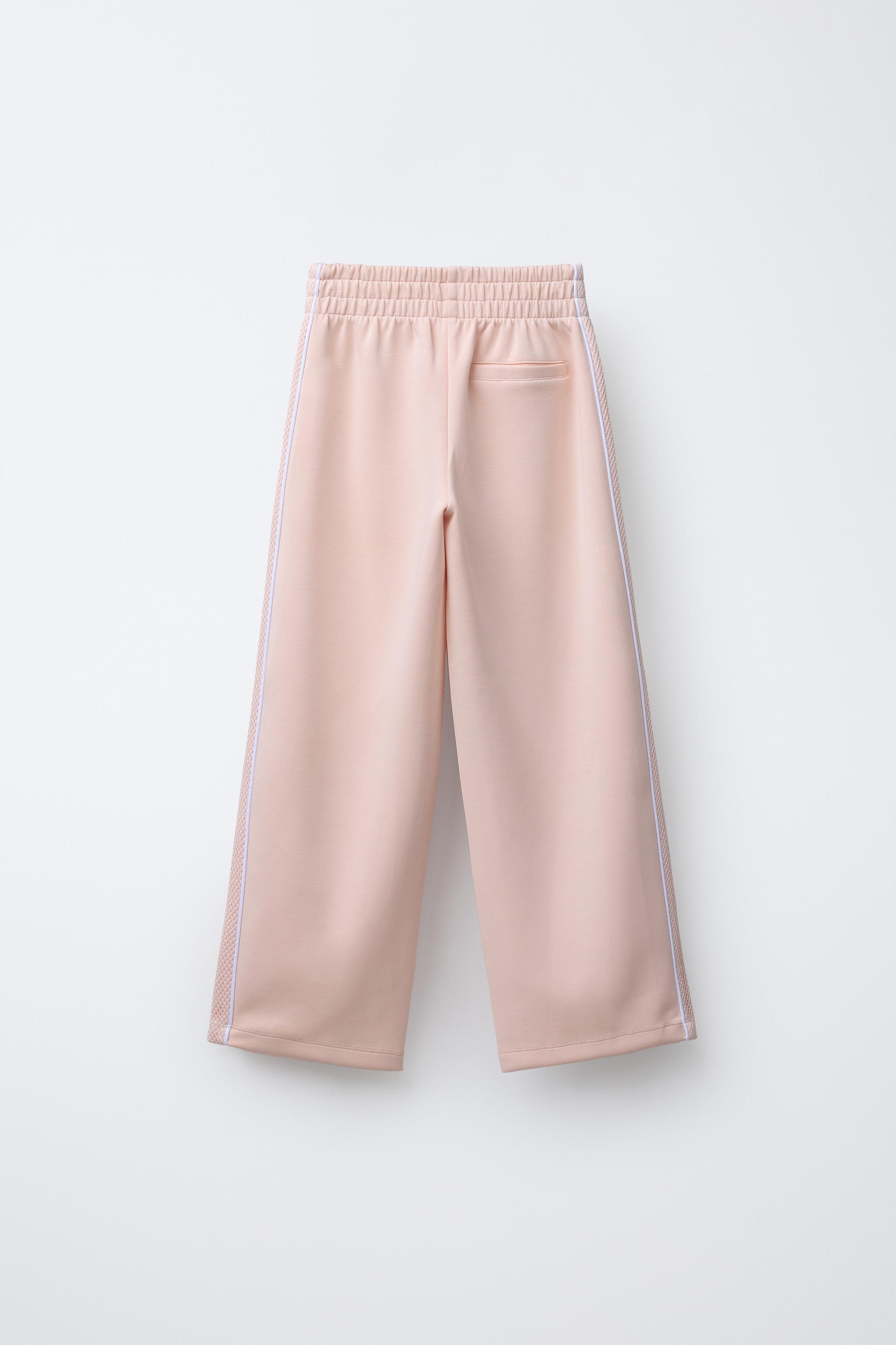 STRAIGHT LEG PANTS WITH MESH SIDES | Zara US