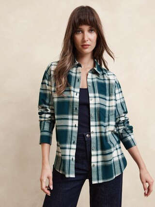 Classic Flannel Shirt | Banana Republic Factory