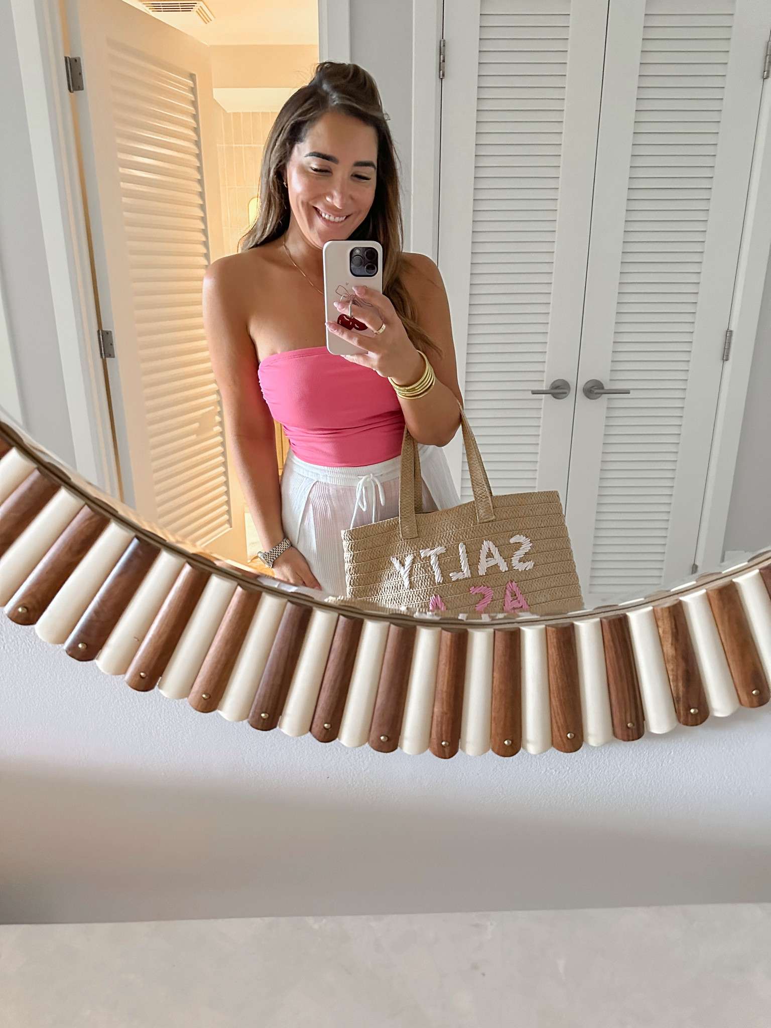 This swimsuit is a 10/10! So comfortable and holds it all in. Wearing a medium 💕  👙 

#LTKfindsunder50 #LTKstyletip #LTKtravel