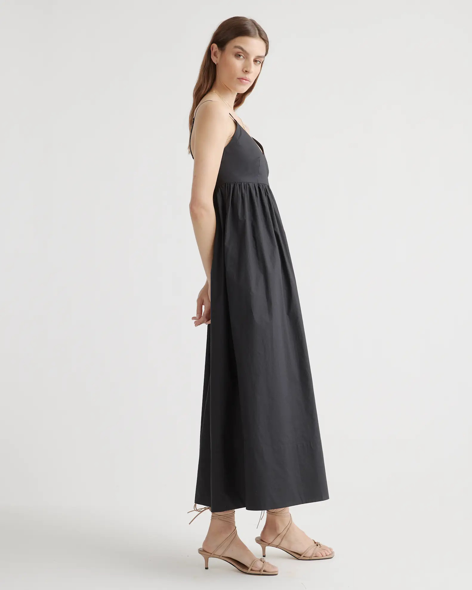 100% Organic Cotton Sleeveless Maxi Dress | Quince