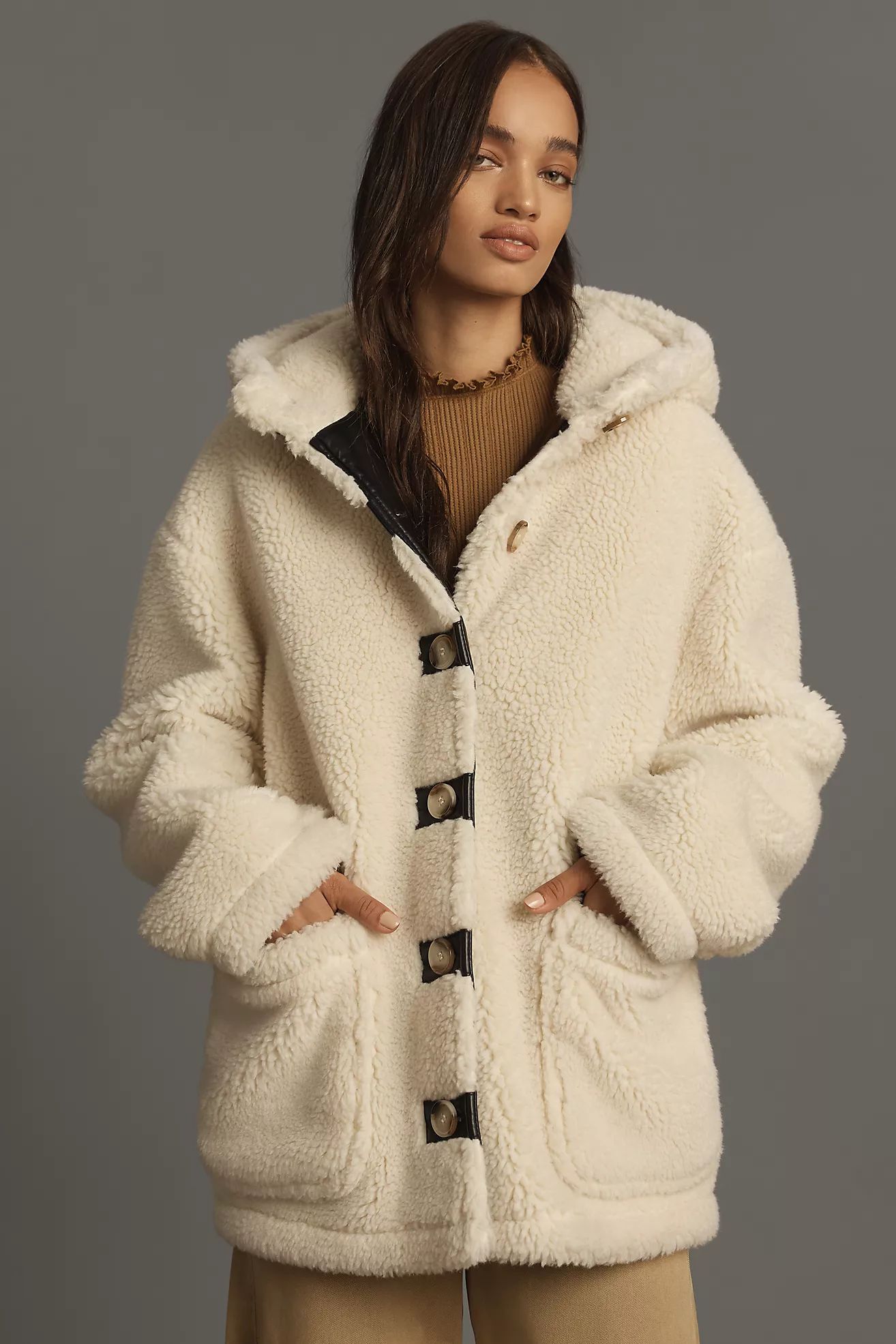 By Anthropologie Hooded Sherpa Jacket | Anthropologie (US)