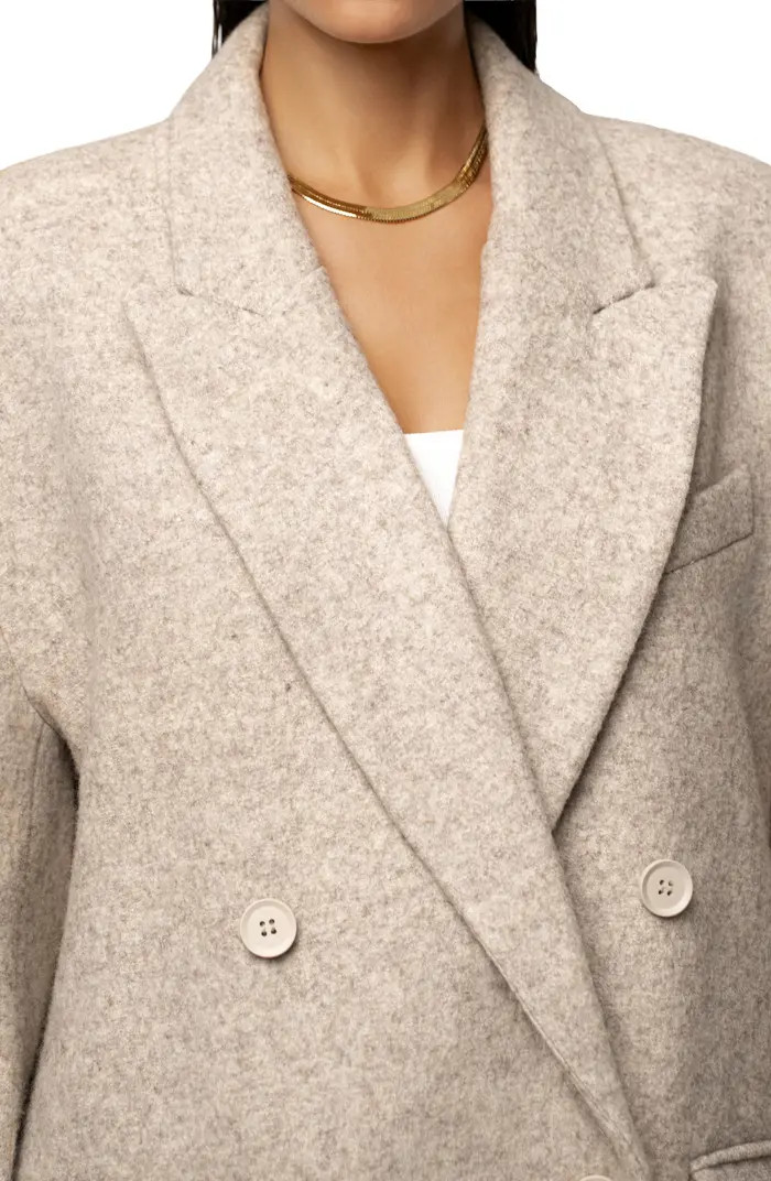 Double Breasted Wool Blend Coat | Nordstrom