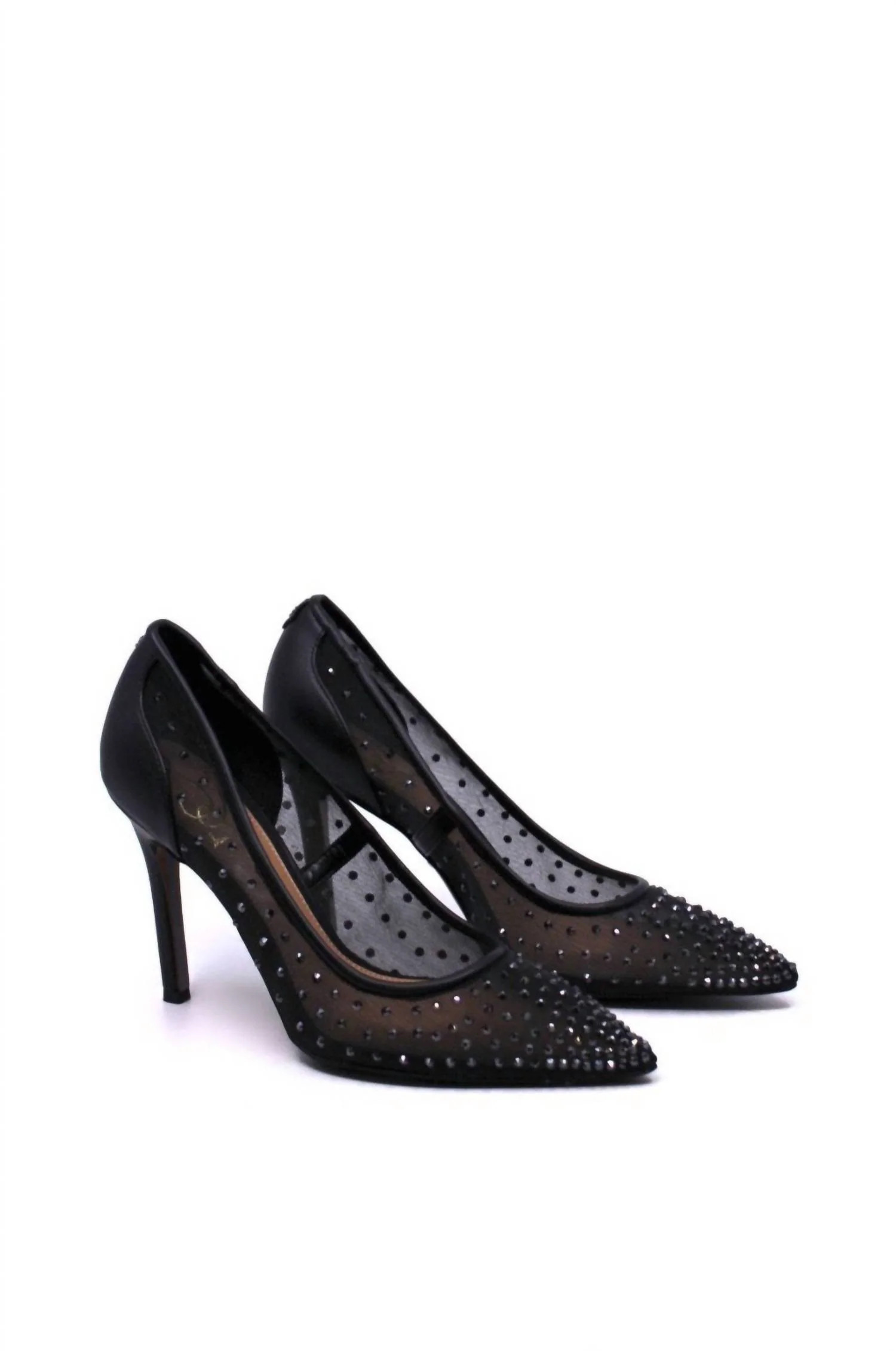 Women's Hazel Pumps In Mesh Black | Shop Simon