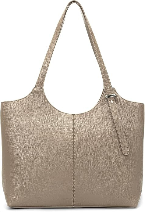 befen Genuine Leather Tote Bags for Women, Real Leather Shoulder Handbags Satchel Purses with Adj... | Amazon (US)