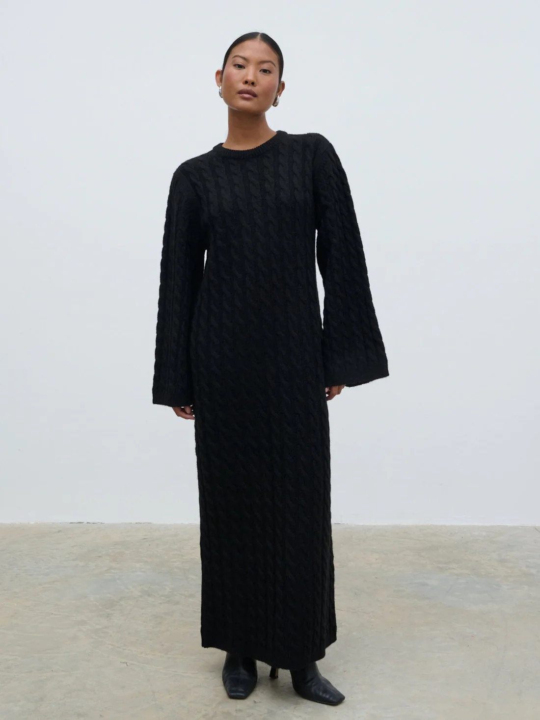 Lorelai Cable Knit Midaxi Dress | Pretty Lavish (UK)