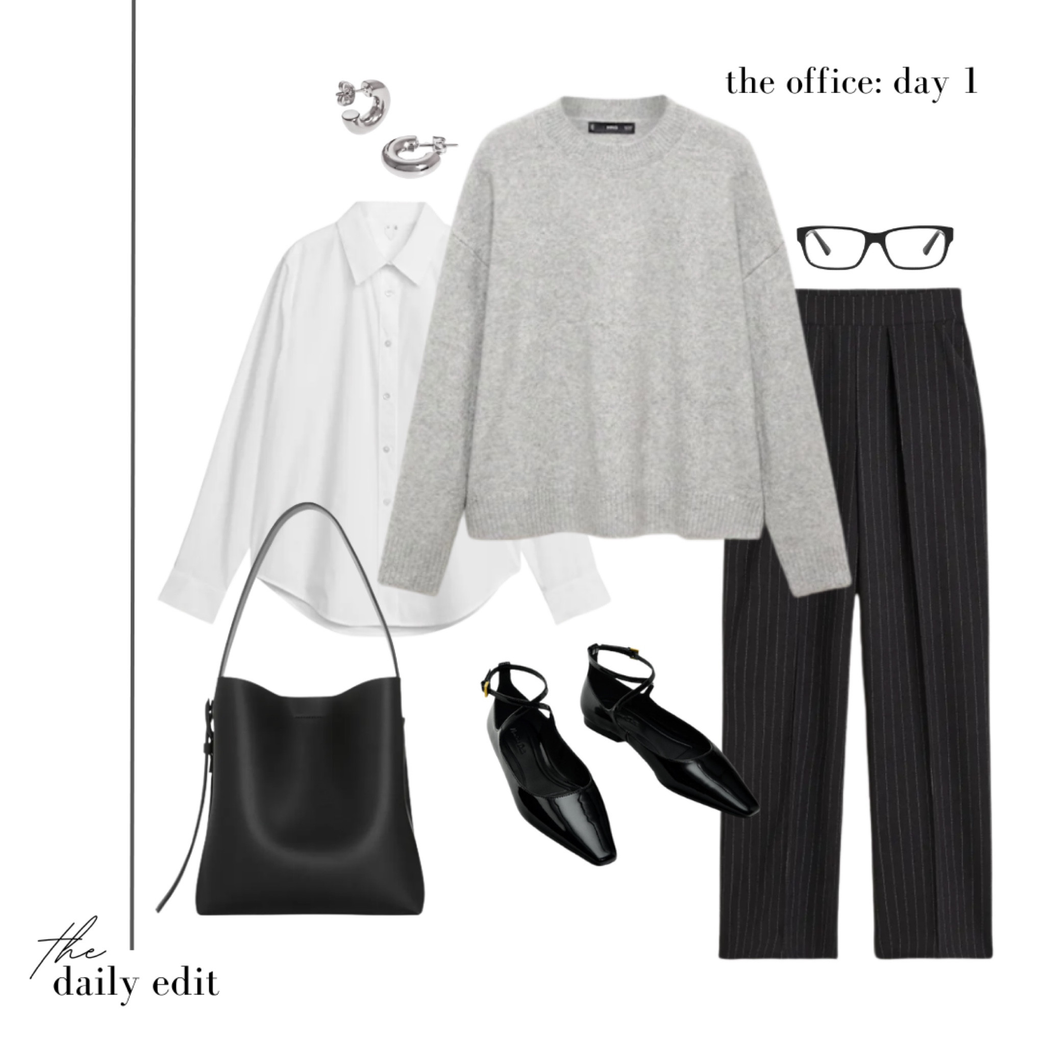 5 days of office outfits: Day One 💼

What to wear to work, office outfits, women’s eyewear, grey jumper, grey outfit, workwear, lady jane’s, ballet pumps, Massimo Dutti, Mango new in, neutral outfit, timeless style, casual smart, silver jewellery, Missoma earrings, Prada glasses, smart casual, transitional style

#LTKworkwear #LTKeurope #LTKstyletip
