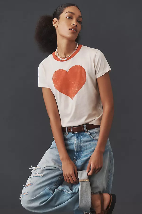 Heart Ringer Tee | Anthropologie (US)